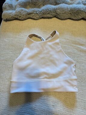 lululemon athletica White High-Neck Sports Bra